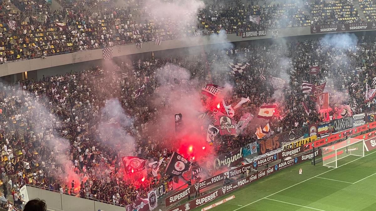 Nou record! Câți fani au fost la Rapid - FCSB + scenografiile galeriilor
