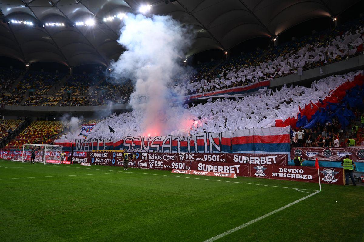 Nou record! Câți fani au fost la Rapid - FCSB + scenografiile galeriilor
