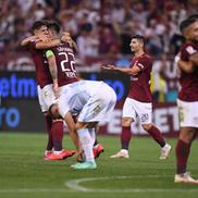 Rapid, sărbătoare cu fanii după 1-0 cu FCSB, foto: Raed Krishan/GSP