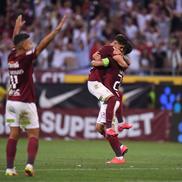 Rapid, sărbătoare cu fanii după 1-0 cu FCSB, foto: Raed Krishan/GSP