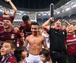 Rapid, sărbătoare cu fanii după 1-0 cu FCSB, foto: Raed Krishan/GSP