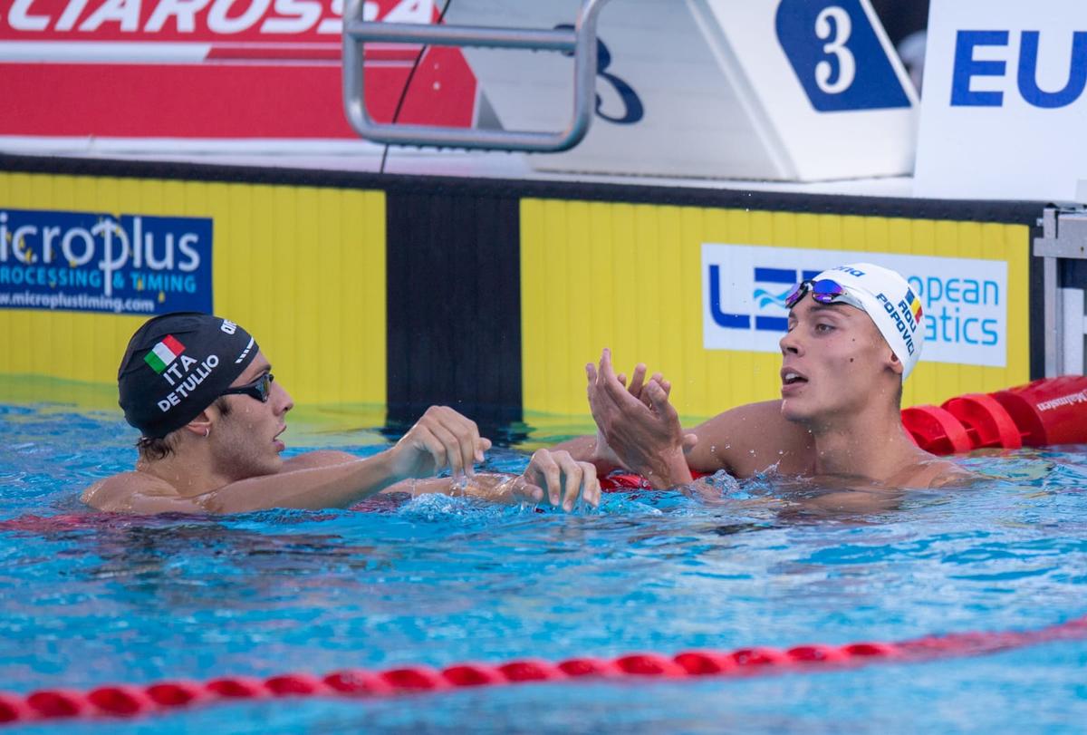 Atât de MARE e Popovici! Unde erau rivalii campionului român când David termina cursa