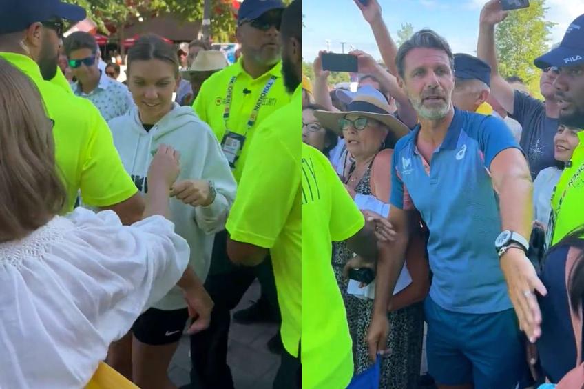 Simona Halep a fost asaltată de fani după titlul de la Toronto