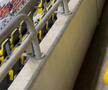 Inundație în tribunele Arenei Naționale în timpul meciului FCSB - Chindia » Imaginile falimentului de la cel mai mare și mai scump stadion din țară