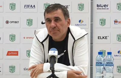 Gică Hagi, conferință la Tallinn: „Asta a făcut diferența în meciul tur!”