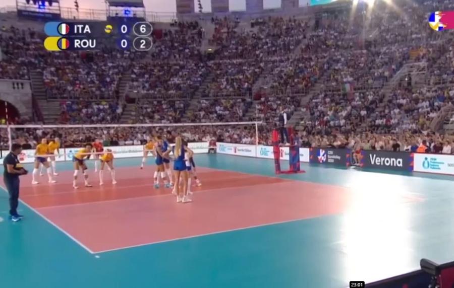 România, învinsă de Italia în primul meci al Campionatului European de volei feminin » Urmează adevăratele teste pentru îndeplinirea obiectivului