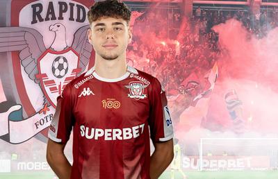 Andrei Borza, prezentat oficial la Rapid: „Ei m-au determinat să fac acest pas”