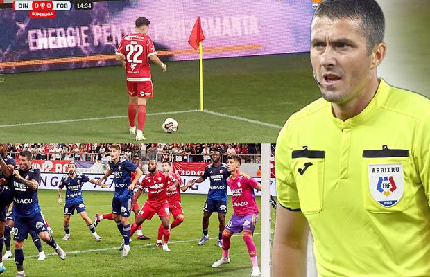 Cojocarule, ai dormit în prima repriză? A permis desfășurarea meciului Dinamo - FC Botoșani deși regulamentul a fost încălcat flagrant