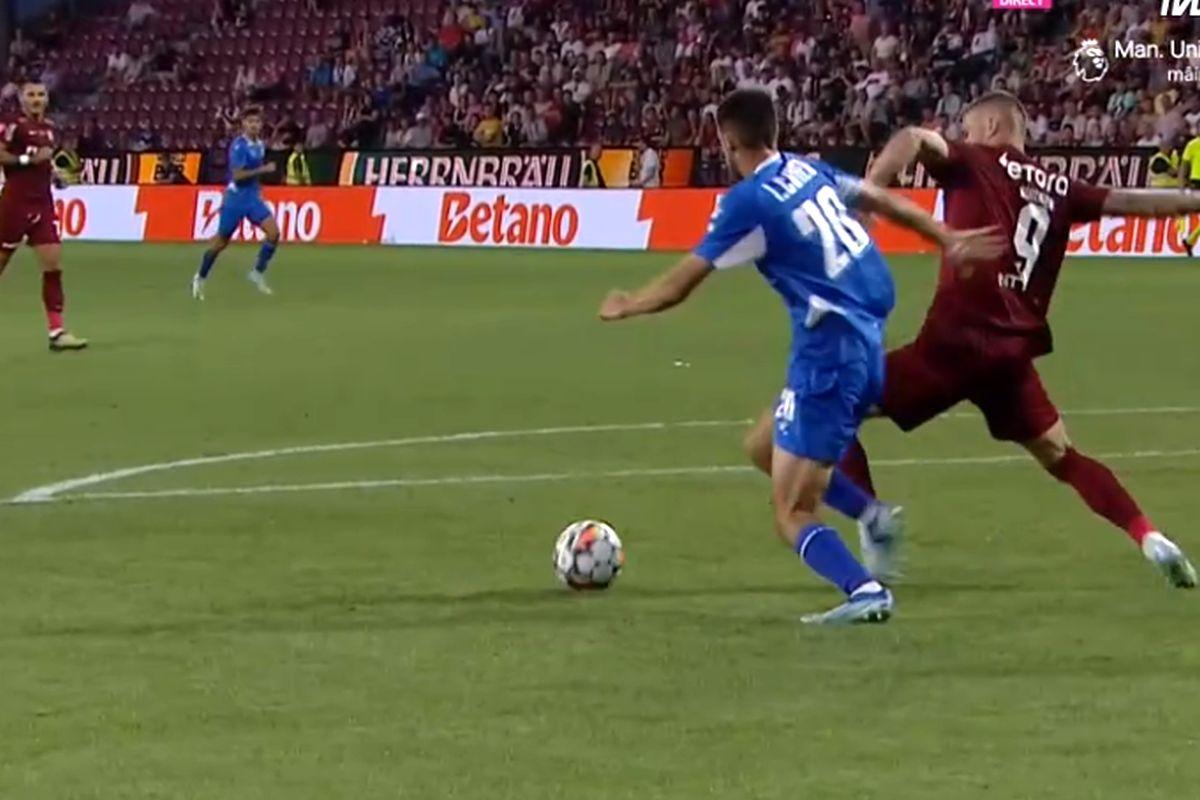 Decizie controversată la CFR Cluj - Maccabi Petach Tikva » Echipa lui Dan Petrescu a cerut penalty