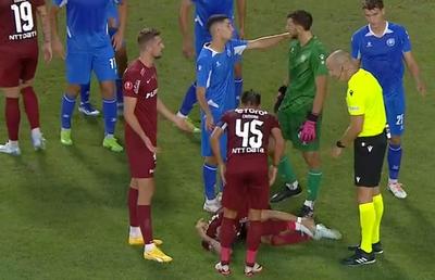 Decizie controversată la CFR Cluj - Maccabi Petach Tikva » Echipa lui Dan Petrescu a cerut penalty