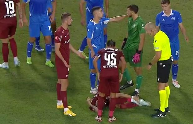 Decizie controversată la CFR Cluj - Maccabi Petach Tikva » Echipa lui Dan Petrescu a cerut penalty