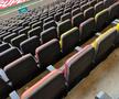 Ruina Națională » GSP a surprins haosul de la cel mai mare stadion al României: scaune rupte la „oficială”, găuri în tavan, reparații cu banda izolatoare
