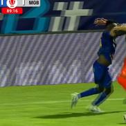 Afalna, intrări tari în Slobozia - Metaloglobus (fază gol 2-1) / FOTO: Captură TV@ Prima Sport 1