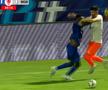 Afalna, intrări tari în Slobozia - Metaloglobus (fază gol 2-1) / FOTO: Captură TV@ Prima Sport 1