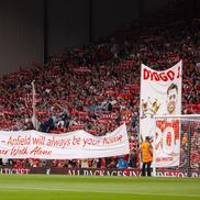 Comemorarea lui Diogo Jota, la Liverpool - Bournemouth/ foto Imago Images