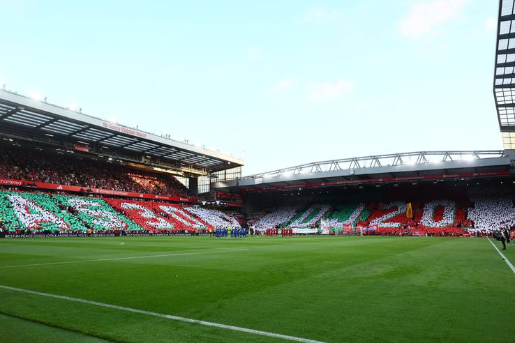 Comemorarea lui Diogo Jota, la Liverpool - Bournemouth/ foto Imago Images
