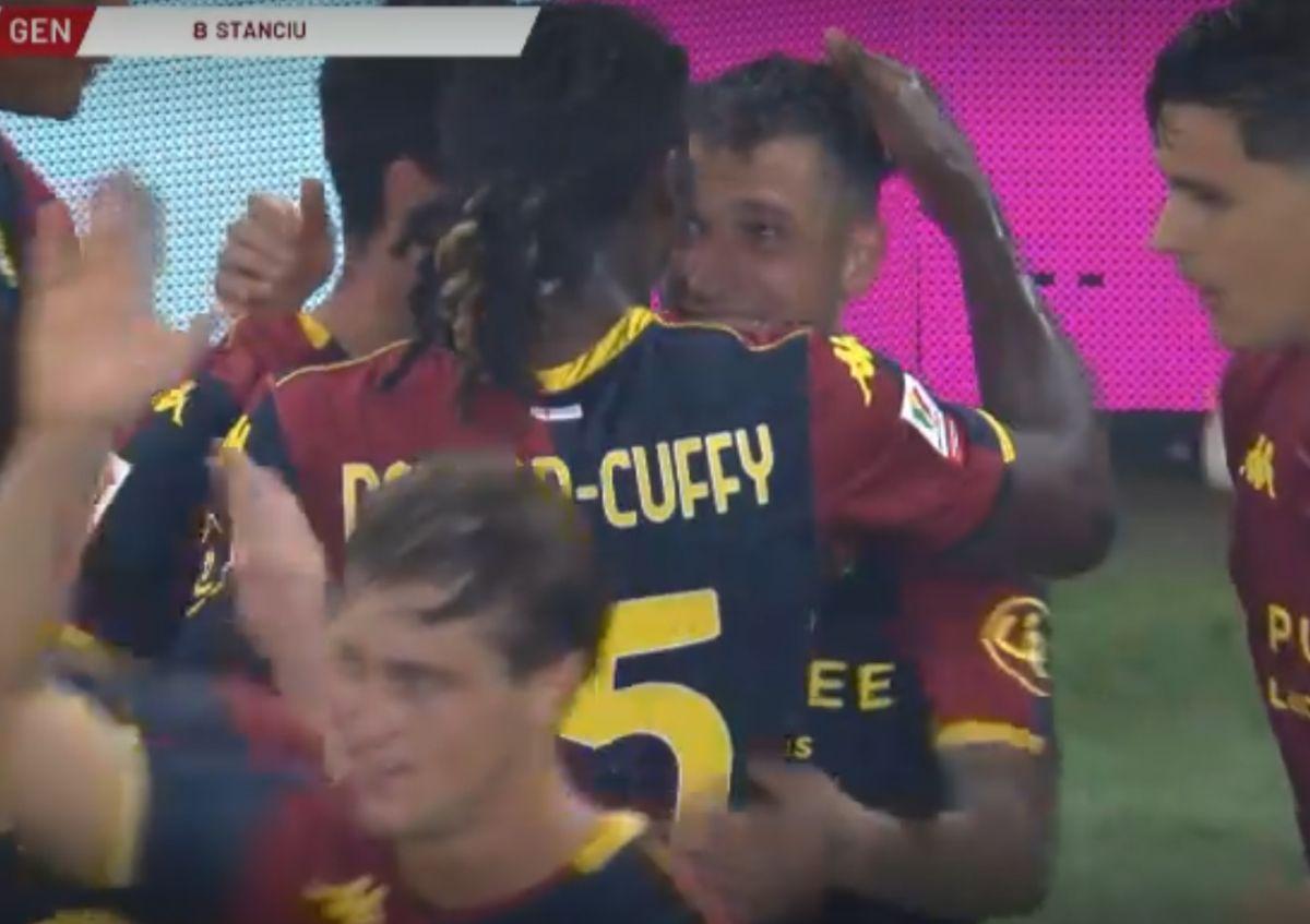 Nicolae Stanciu, ce „rachetă” la debutul pentru Genoa! Gol senzațional sub privirile lui Mircea Lucescu și Dan Șucu
