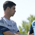 Mikel Arteta și mijlocașul Martin Zubimendi. Foto: Instagram