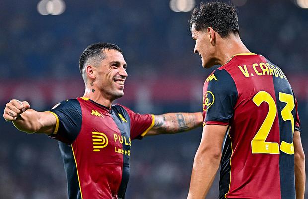 Nicolae Stanciu, ce „rachetă” la debutul pentru Genoa! Gol senzațional sub privirile lui Mircea Lucescu și Dan Șucu