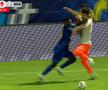 Afalna, intrări tari în Slobozia - Metaloglobus (fază gol 2-1) / FOTO: Captură TV@ Prima Sport 1