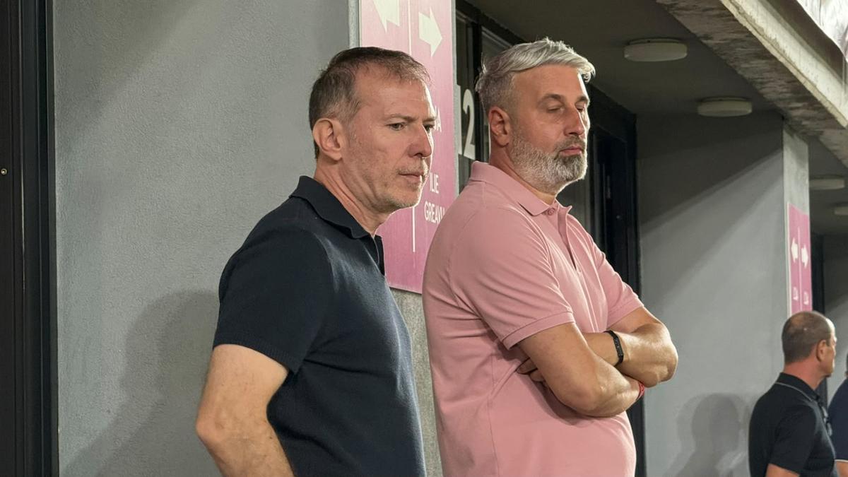 Jean Valvis, Gică Hagi, Florin Cîțu și Dan Petrescu la Rapid - Dinamo