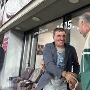 Dan Petrescu și Gică Hagi au fost prezenți la meciul Rapid - Dinamo, 15 august 2026. Foto: GSP.RO