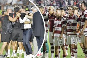 Derby cu de toate în Giulești! Prima eliminare pentru Pancu, Negoiță în altă lojă decât Dinamo și Dan Petrescu lângă Hagi