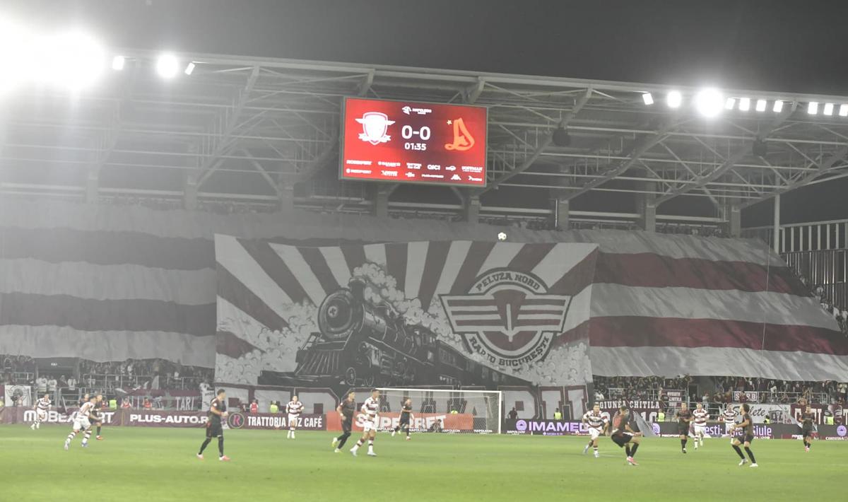 Scenografie Rapid - Dinamo, etapa 5 din Superliga