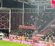 Din nou mesaje cu iz rasist la Rapid - Dinamo » „Câinii” au aflat scenografia giuleștenilor
