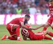 Jamal Musiala a marcat în Bayern - Leipzig, apoi s-a prăbușit pe gazon // FOTO: X