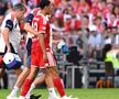 Jamal Musiala s-a prăbușit pe teren în amicalul Bayern - Leipzig