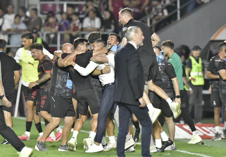 Imagini la finalul derby-ului Rapid - Dinamo // FOTO: Cristi Preda / GSP.ro