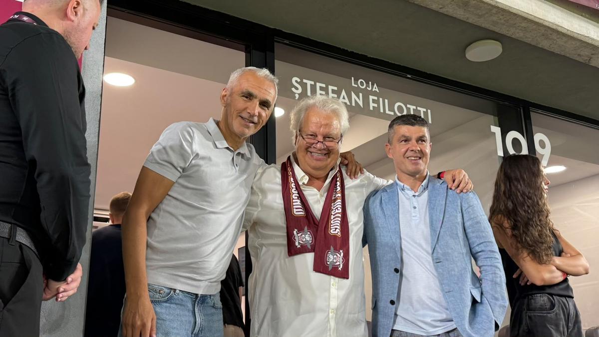 Apariție rară la Rapid - Dinamo » Fostul acționar, surprins după multă vreme în tribunele Giuleștiului