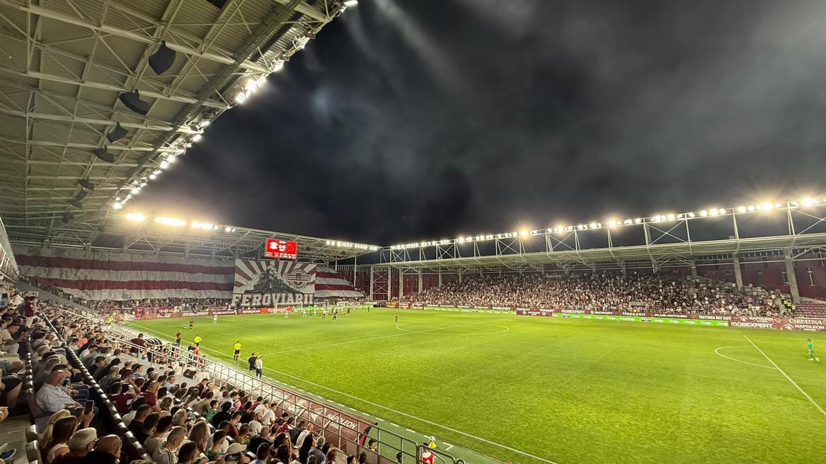 Din nou mesaje cu iz rasist la Rapid - Dinamo » „Câinii” au aflat scenografia giuleștenilor