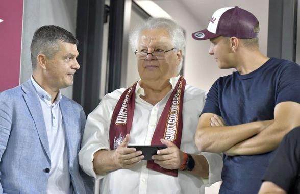 Apariție rară la Rapid - Dinamo » Fostul acționar, surprins după multă vreme în tribunele Giuleștiului