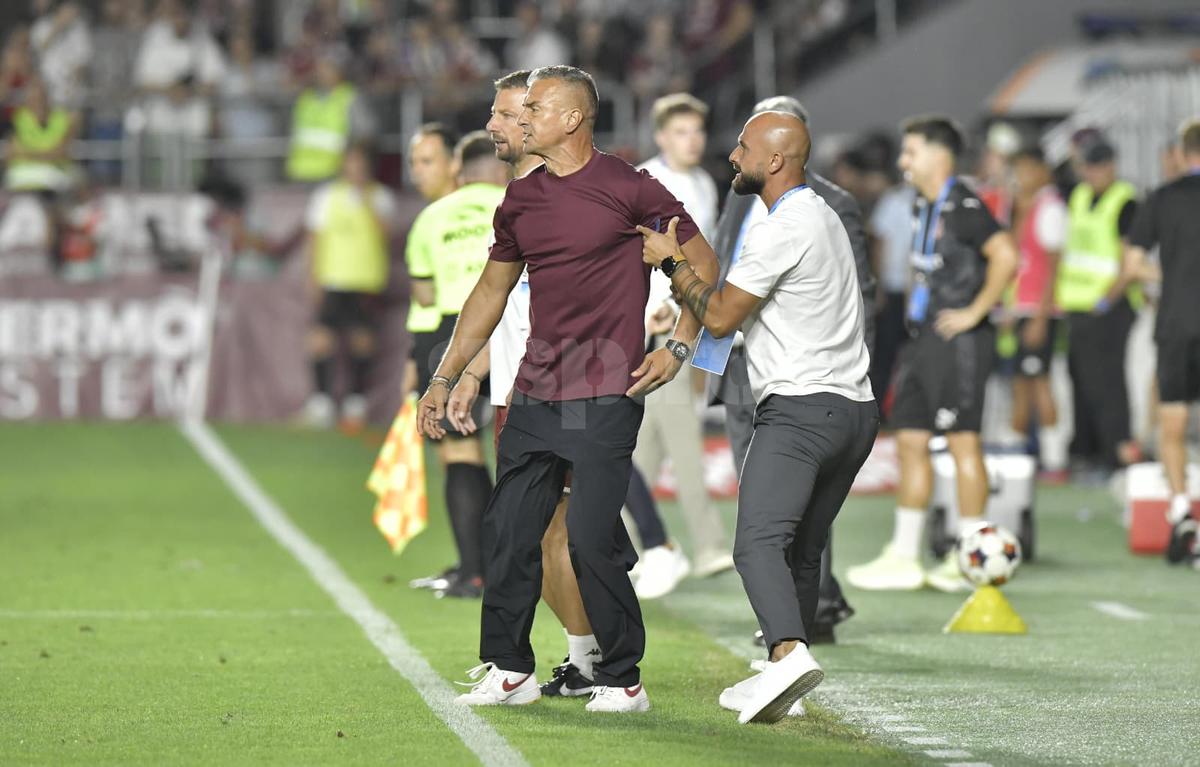 Daniel Pancu, eliminat după o criză de nervi în Rapid - Dinamo