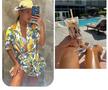 Bernadette Szocs, relaxare la piscină // foto: instagram @szocsbernadettecynthia