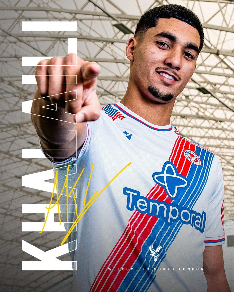 Anan Khalaili, prezentat oficial la Crystal Palace // foto: cpfc.co.uk Jucătorul înțeles cu Inter a fost prezentat oficial în Premier League