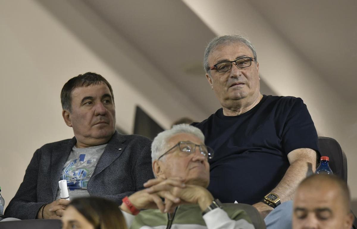 Jean Valvis, Gică Hagi, Florin Cîțu și Dan Petrescu la Rapid - Dinamo