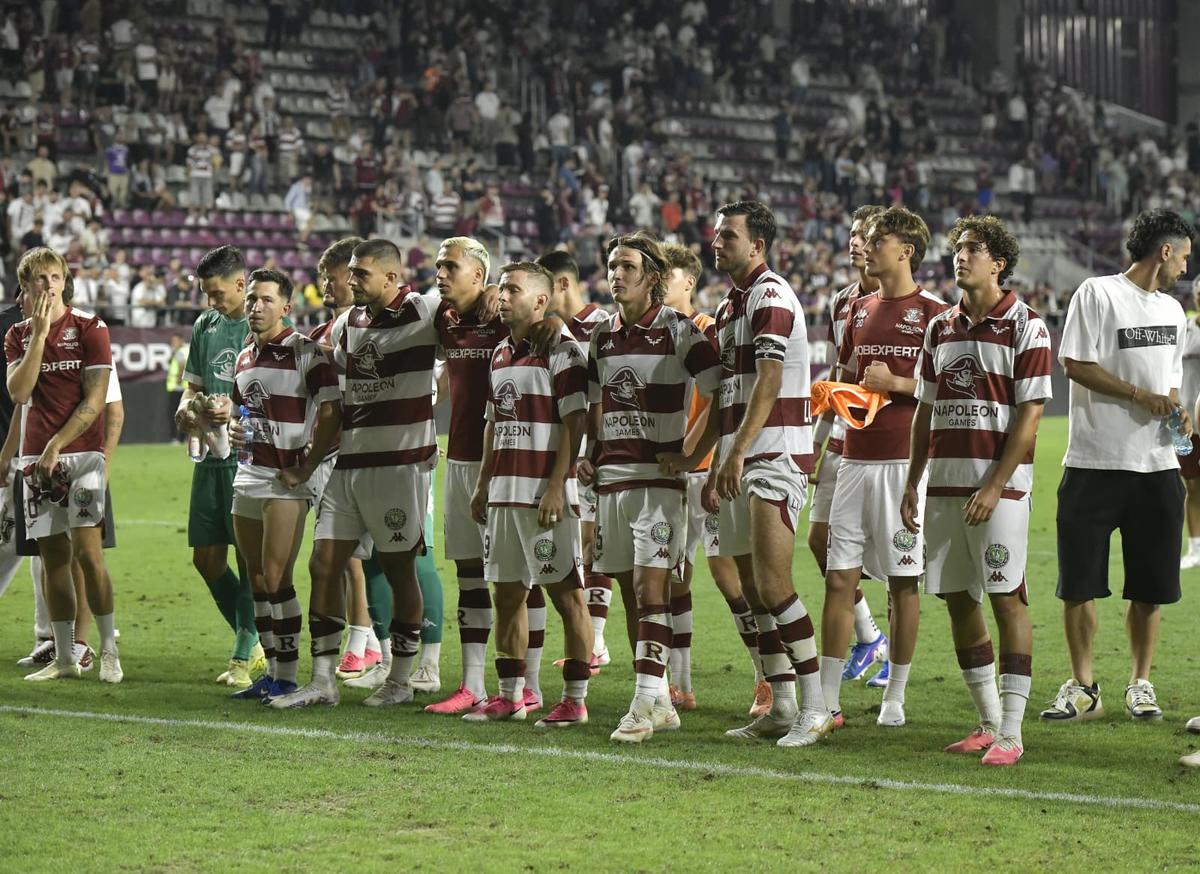 Imagini la finalul derby-ului Rapid - Dinamo