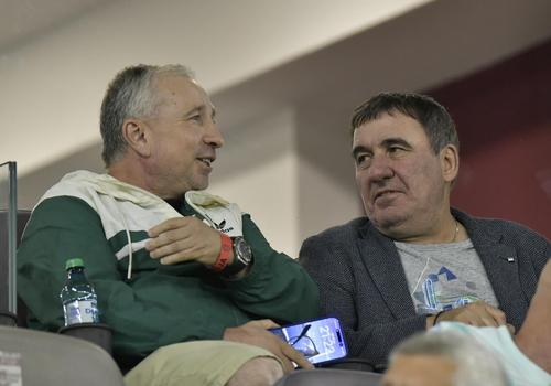 Dan Petrescu și Gică Hagi, la Rapid - Dinamo // FOTO: Cristi Preda / GSP.ro