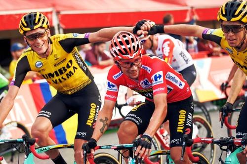 Primož Roglič // Sursă foto: Twitter Team Jumbo-Visma cycling ‏