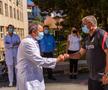 VIDEO + FOTO CFR Cluj, gest superb pentru medicii de la Spitalul de Boli Infecțioase din Cluj: „Voi sunteți eroii noștri! Ne înclinăm în fața voastră!”