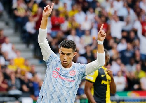 Cristiano Ronaldo a jucat meciul 177 în Ligă, egalând performanța lui Casillas, are 135 de goluri, alt record, și a marcat după 12 ani și jumătate pentru United în Champions.  Foto: Imago