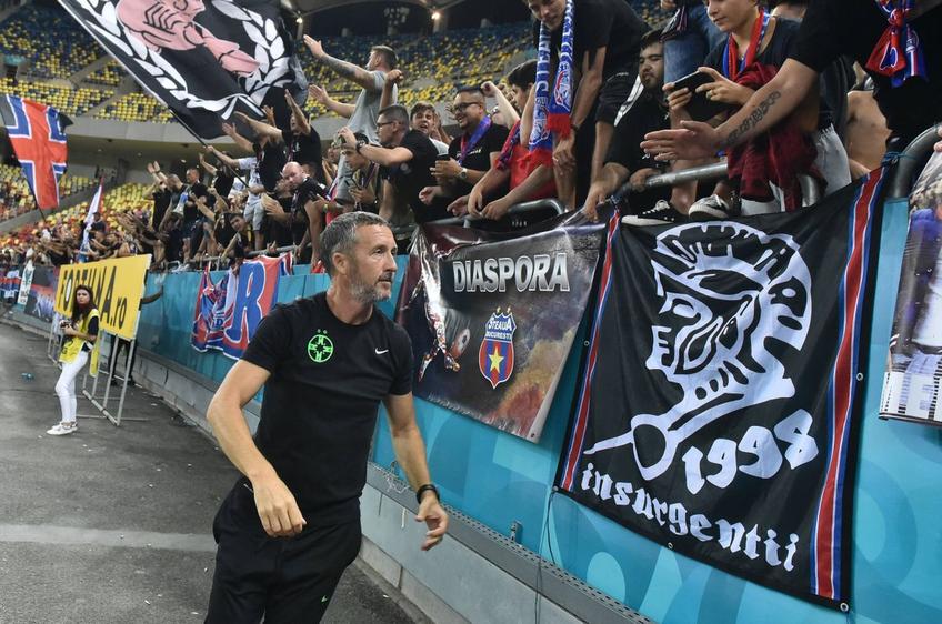 Mihai Stoica (56 de ani), managerul general de la FCSB, nu exultă după victoria cu Dinamo, scor 6-0.