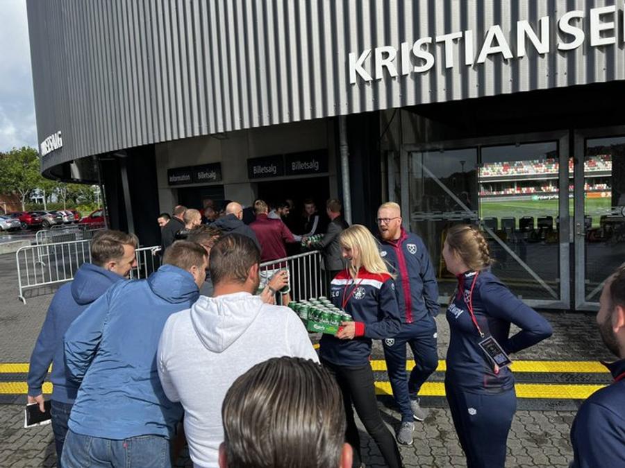 Gest superb înainte de Silkeborg - West Ham, duel din grupa celor de la FCSB