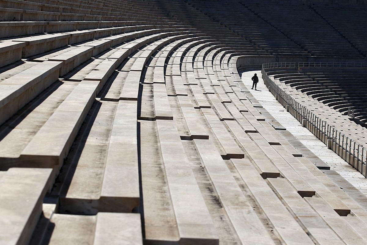 Tenis în Cupa Davis pe Panathenaic, stadionul istoric al Greciei