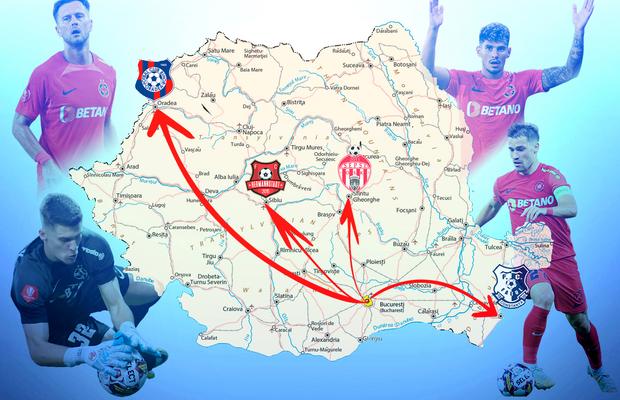 Pe FCSB o așteaptă infernul! Patru deplasări și mii de kilometri în doar zece zile: de la Constanța la Oradea