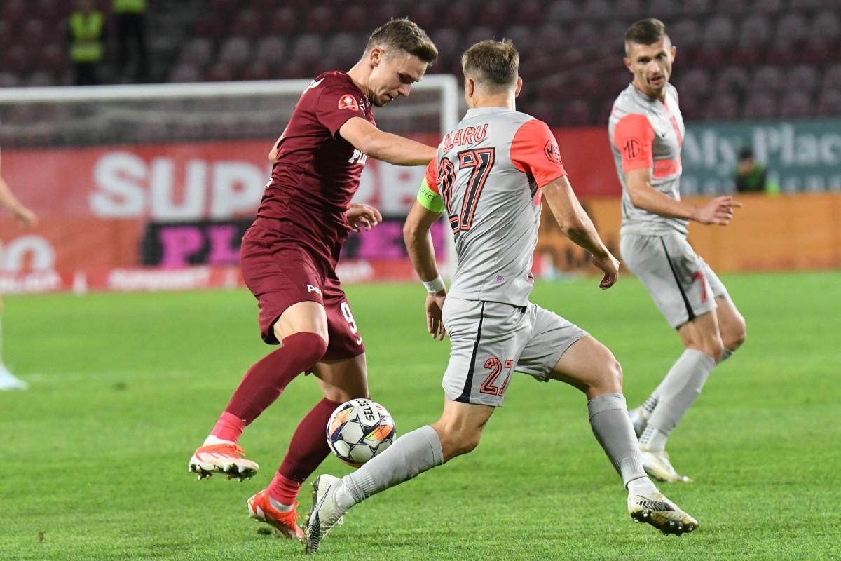 CFR Cluj - FCSB 2-2 » Jenantă în prima repriză, campioana a reușit 30 de minute foarte bune după pauză și a revenit spectaculos de la 0-2!