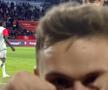 Gesturile făcute de Louis Munteanu în CFR Cluj - FCSB, chiar în fața camerelor de filmat